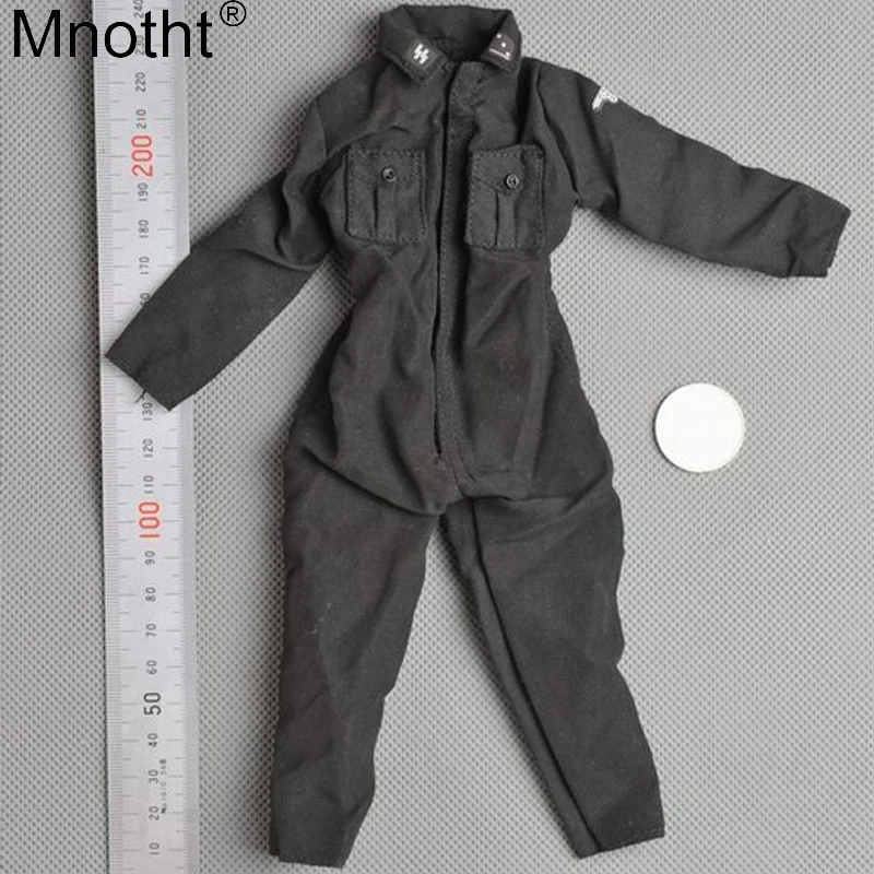 

Mnotht 1/6 Scale Veyron Armored Forces Black Jumpsuit Clothes Model Male Clothes Accessory Toy For 12'' Soldier Action Figures