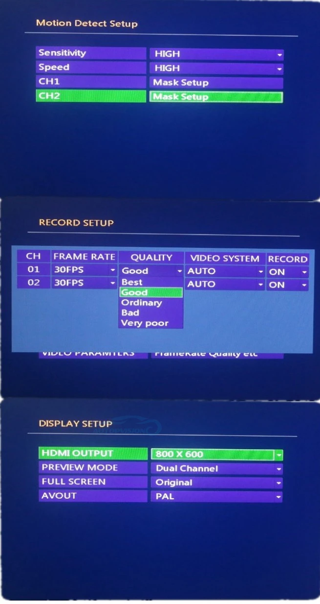 gravador de vídeo de vigilância
