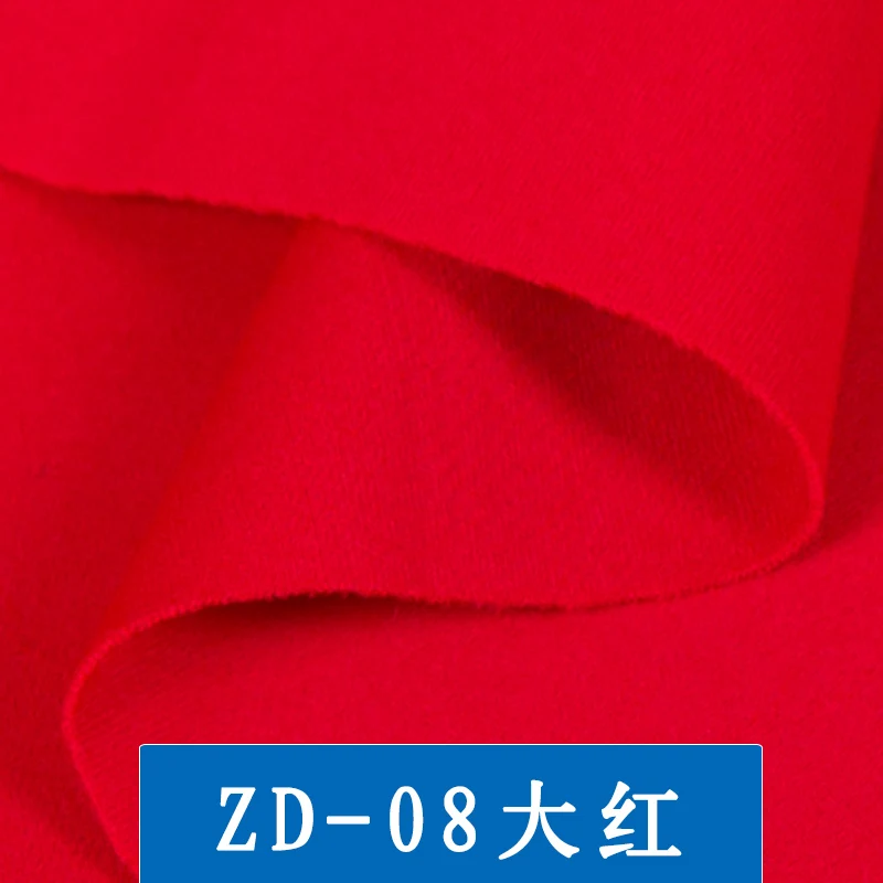 Воздушная ткань с воздушным слоем, хлопковая вакуумная трикотажная одежда, четыре стороны, эластичная плотная одежда для шитья, пальто, 160*50 см - Цвет: Красный