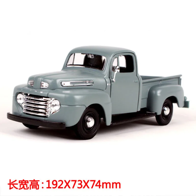 1:24 Масштаб сплав 1948 Ford F-1 пикап 31935 модель автомобиля автомобили классическая модель автомобиля литые игрушки для детей подарок или коллекция - Цвет: Gray