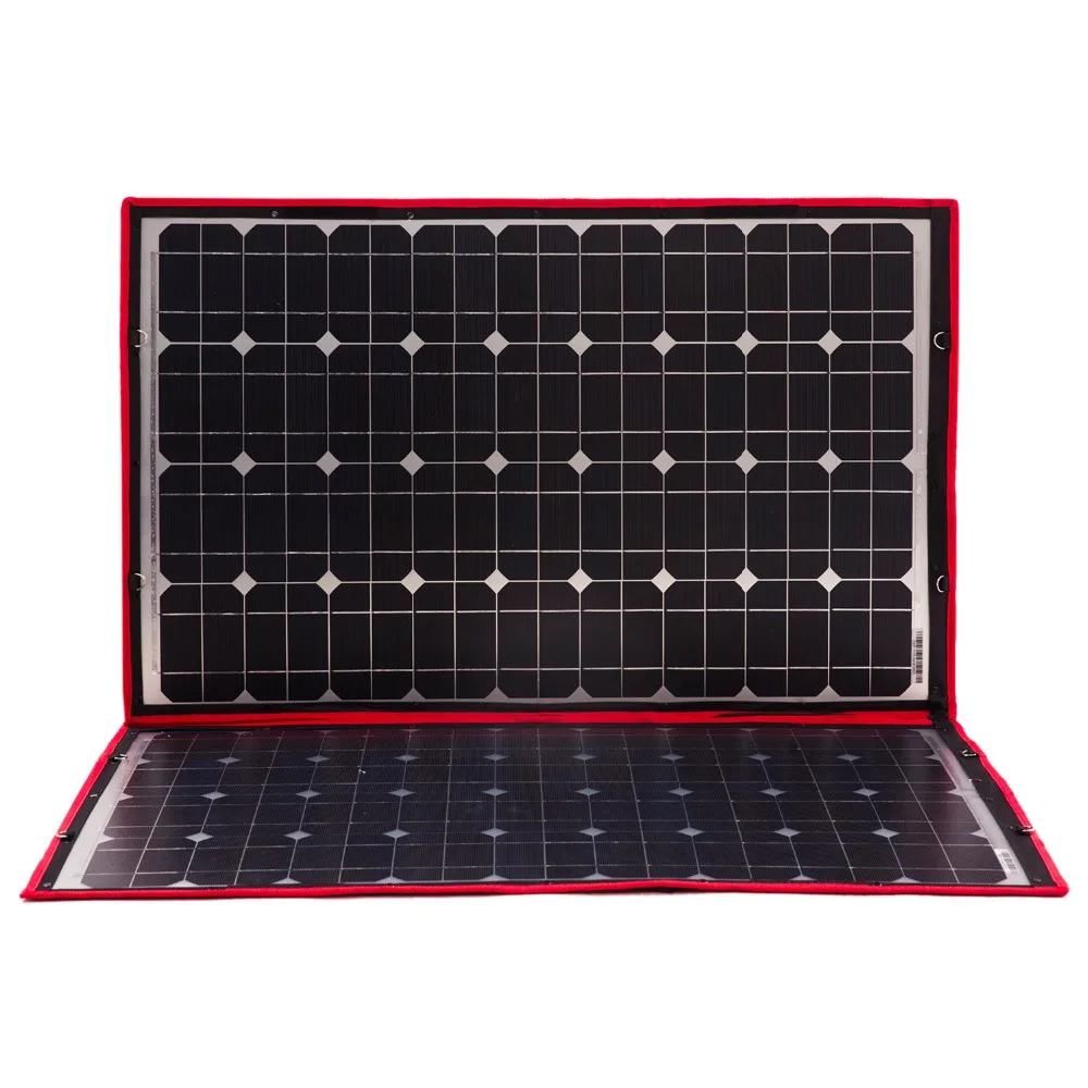 Dokio 100W Solar Panel 12V/18V Flexible Foldble Solar Panel usb 110(55W*2) Portable Solar Cell Kit For Boats/Out-door Camping RU Dokio 100W Solar Panel 12V/18V Flexible Foldble Solar Panel usb 110(55W*2) Portable Solar Cell Kit For Boats/Out-door Camping RU