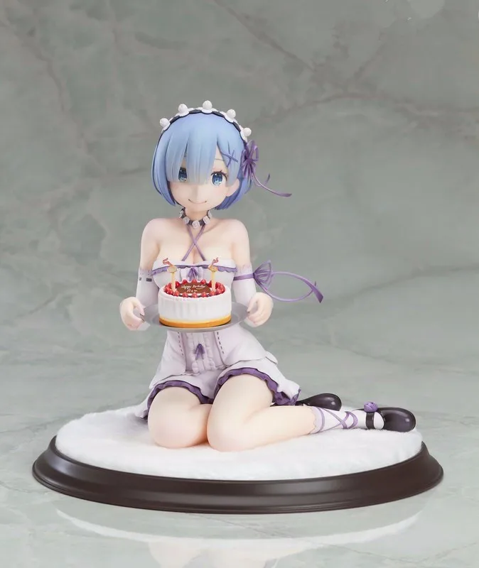 

Anime Re:Life in a different world from zero Rem Birthday Cake Ver. PVC Action Figure Collectible Model Toys Doll 13cm