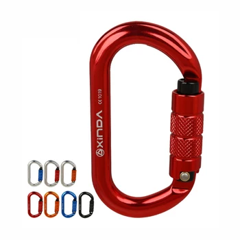 

P252 Outdoor rock climbing O-type automatic lock Safety master lock Carabiner Quick-lock lock Escape rescue Downhill protection
