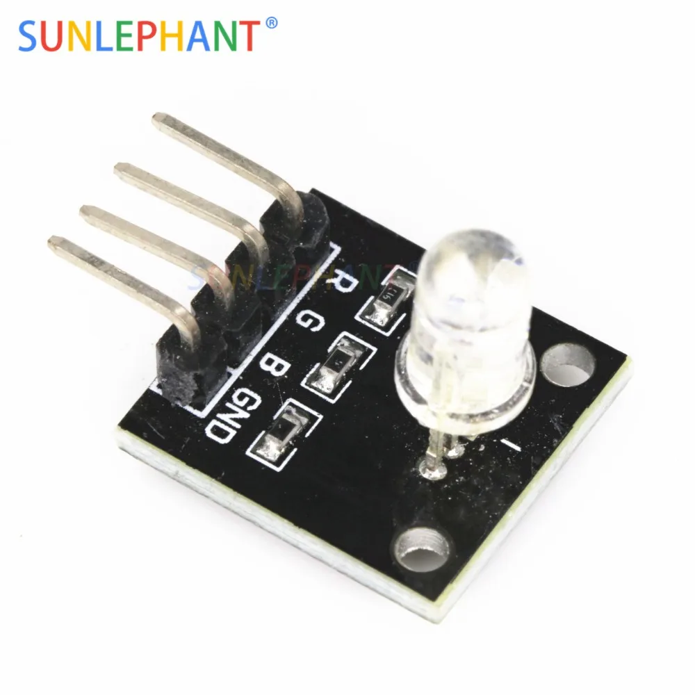 Модуль RGB 4 контакта 3 цвета для Arduno DIY стартовый комплект SUNLEPHANT KY016|Интегральные
