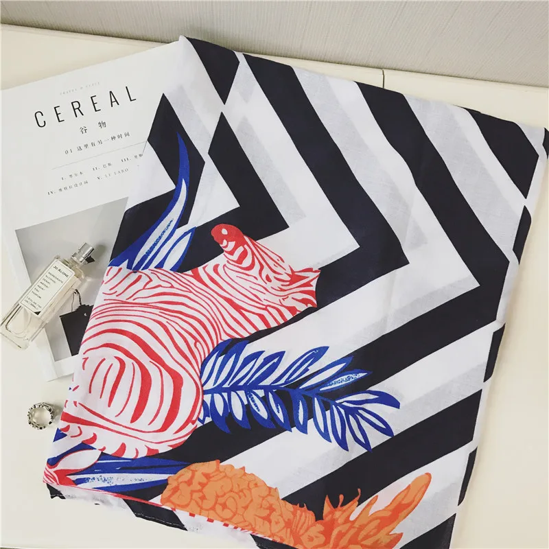 

Women Geometry Pattern Zebra Pattern Animal Scarf Fashion Cotton Tassel Scarf 10pcs/lot