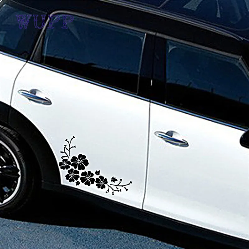 Adhesivo de flores Adesivo Pegatina para coches, paredes, ordenadores portátiles y otras cosas nuevo estilo de moda 17july10