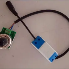 Мини 3 Вт светодиодный RGB светильник двигатель с 10ky RF пульт дистанционного управления для оптоволоконного кабеля; вход DC12V; один цвет