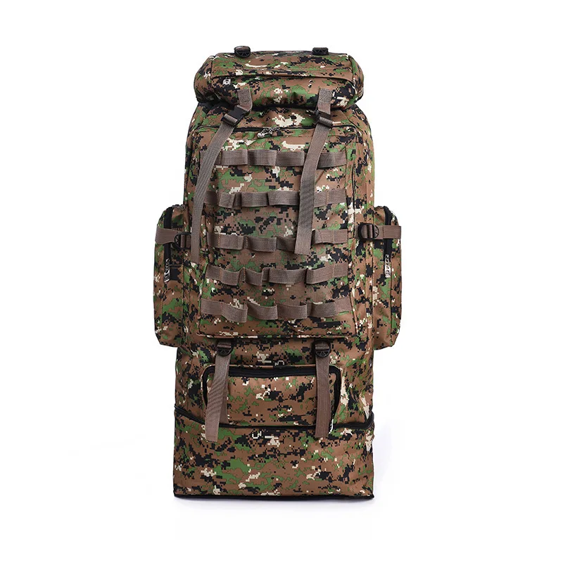

Outdoor Mountaineering Bag Large Capacity Multi-functional Camouflage Shoulder Bag Waterproof Breathable Travel Backpack