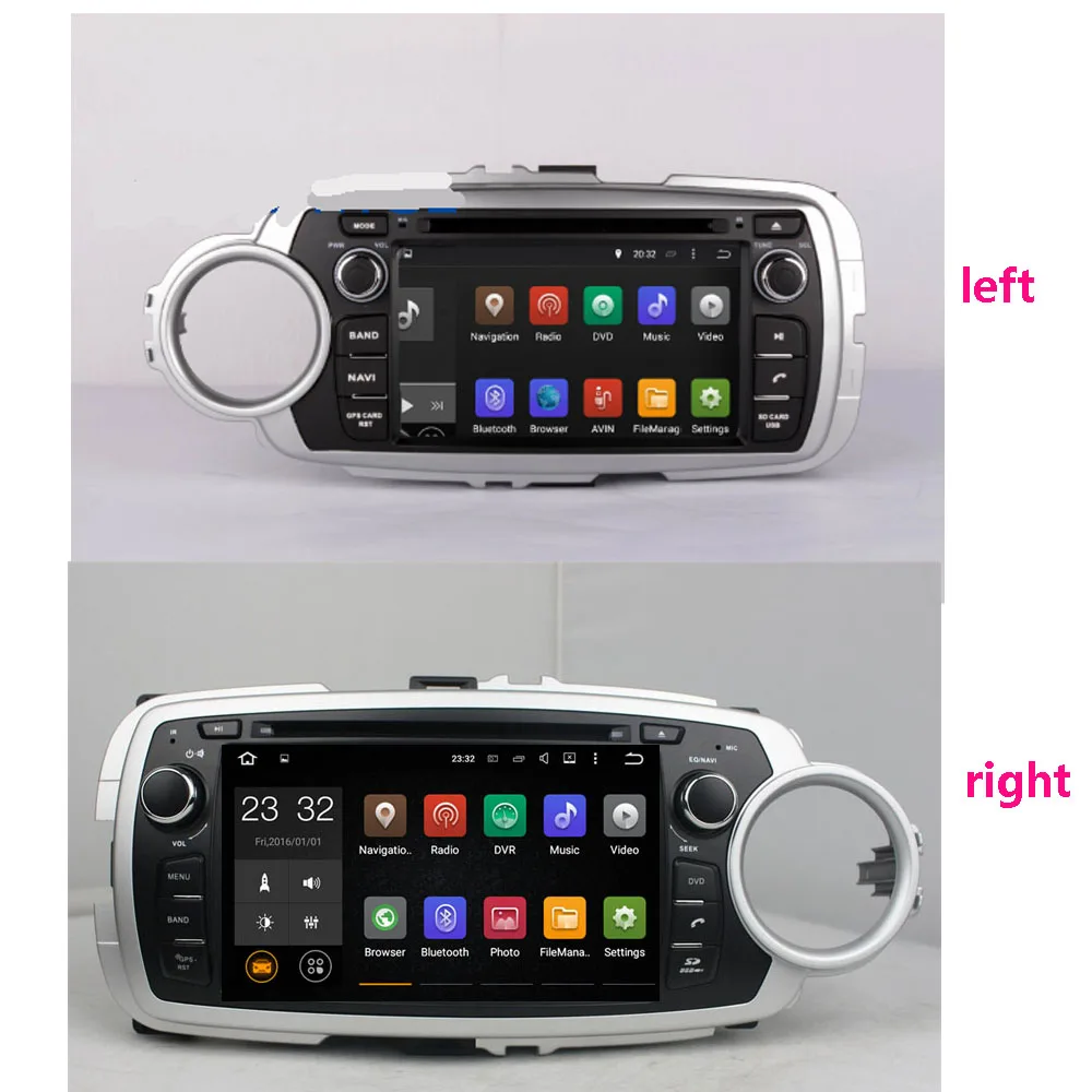 

Android 6.0 Car DVD Player GPS or android 7.1 8.0 for TOYOTA YARIS 2011- octa 8 core 4g 32g navigation audo radio headunits