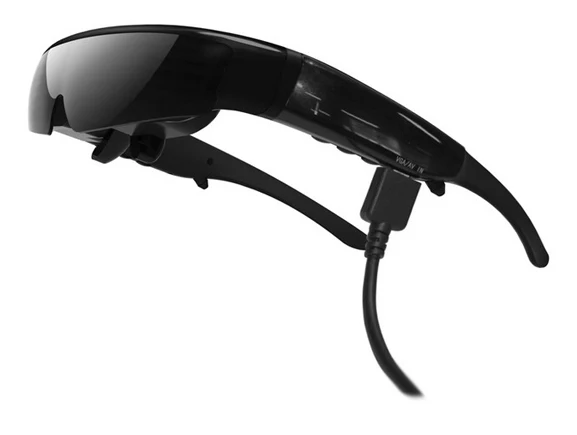 

IVS V100 98 inch 1080P FPV Video Glasses with video 3D 16: 9 Display Screen active virtual FPV video goggles