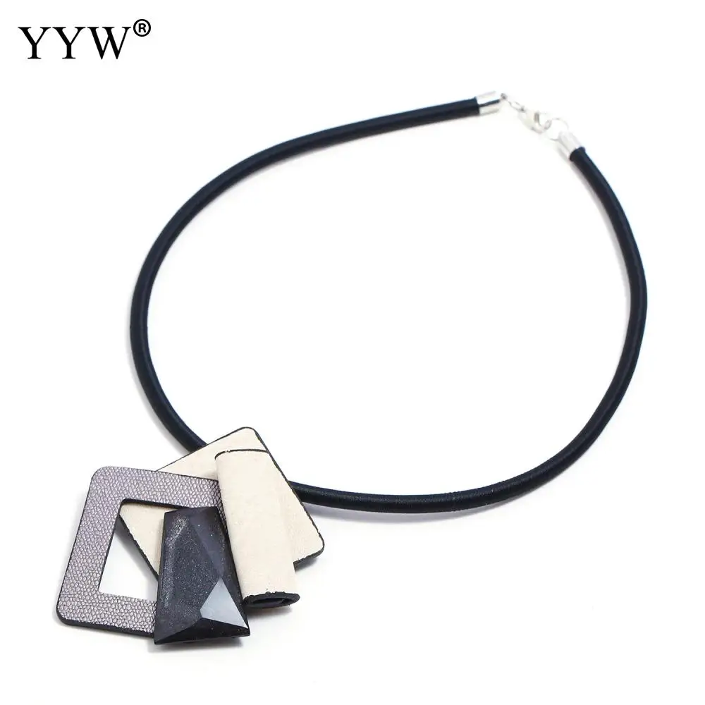 Очаровательная колье Цепочки и ожерелья из модного кожзаменителя collier femme цепи Цепочки и ожерелья s для женщин ювелирные аксессуары Подарки