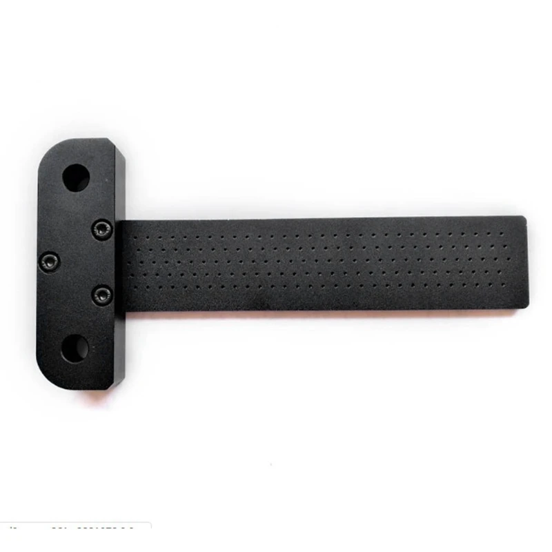 

Woodworking Scribe T-Type Ruler Hole Scribing Gauge Aluminum Alloy Crossed Feet Measuring Tool