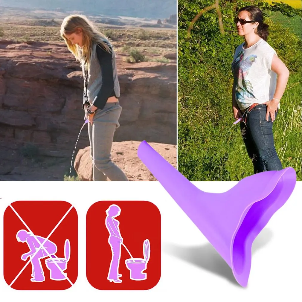 

New Portable Female Urinal Outdoor Camping Hiking Travel Urine Reusable Device Woman Tiolet Aid Funnel Tools XD88