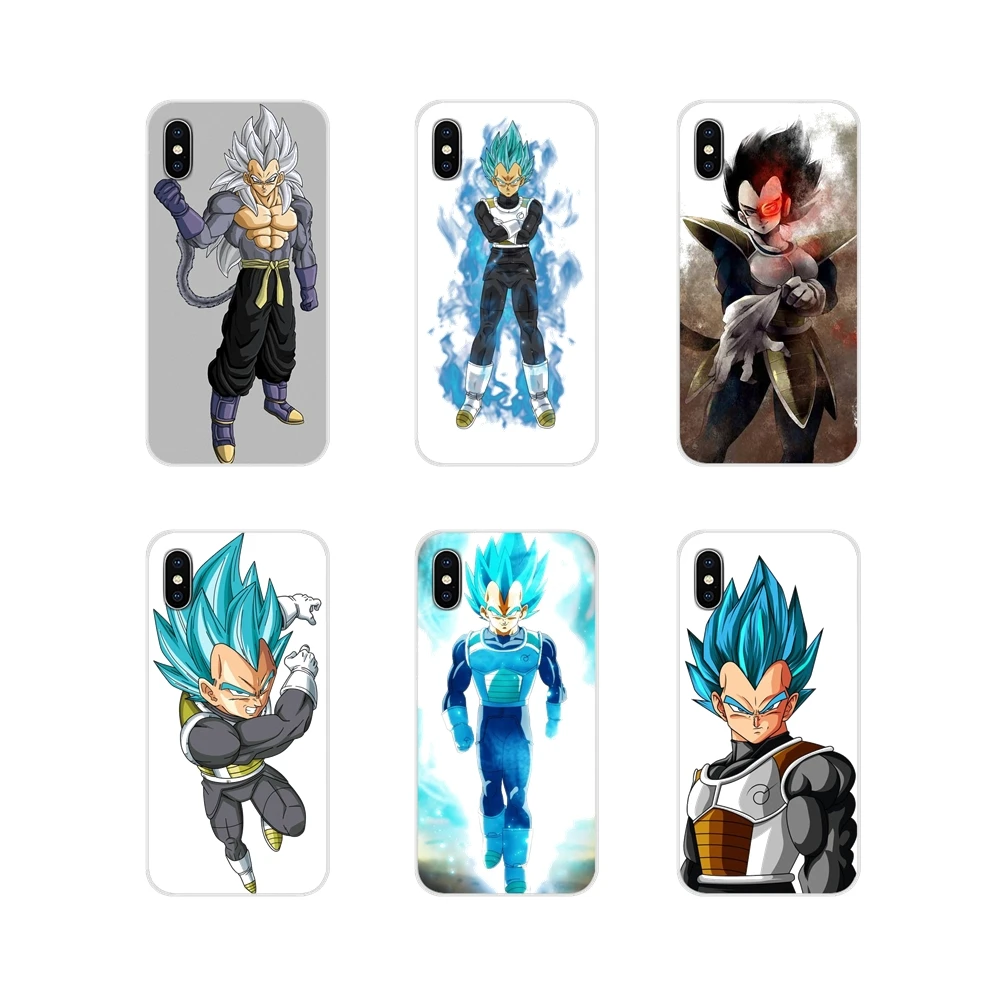 

DRAGON BALL Z Super Saiyan Vegeta Accessories Bag Case For Apple iPhone X XR XS MAX 4 4S 5 5S 5C SE 6 6S 7 8 Plus ipod touch 5 6