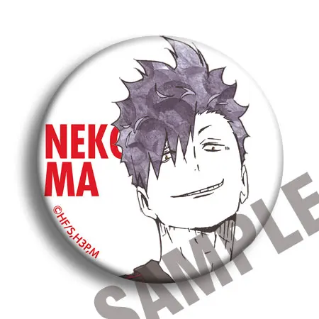 58 мм анимация Haikyu Nekoma старшая школа волейбол Kozume Kenma Kiyoko bages брошь|Броши| |