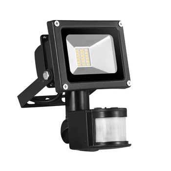 

2 PCS GERUITE LED Sensor Flood Light 20W 1400LM SMD 5630 Led Lamp Outdoor Lighting 85V-265V Waterproof Induction Floodlight