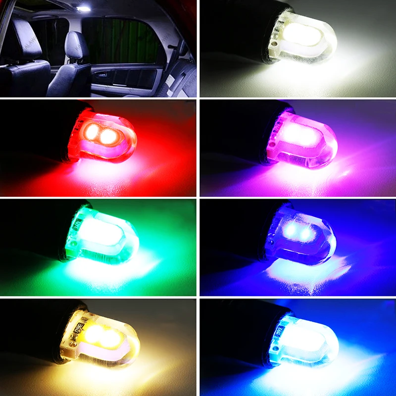 T10 Светодиодные Автомобильные W5W 194 168 COB 4SMD светодиодные парковочные лампы