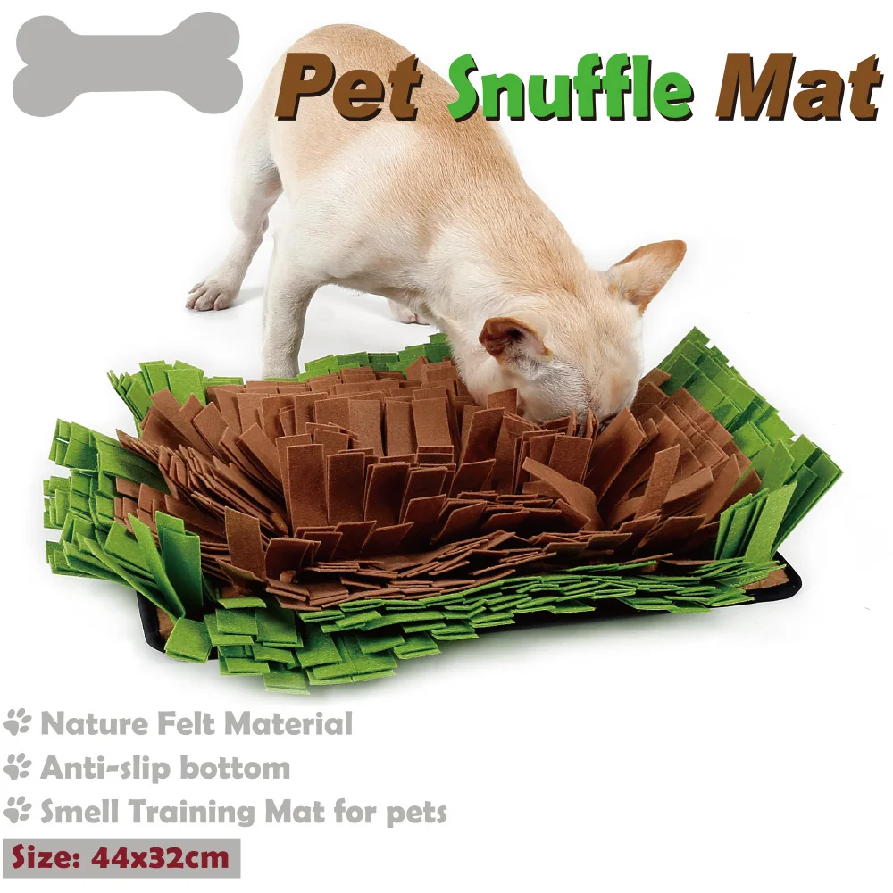 Pet Snuffle Mat Dog Smell Training Mat Dog Nosework Mat Stress Release