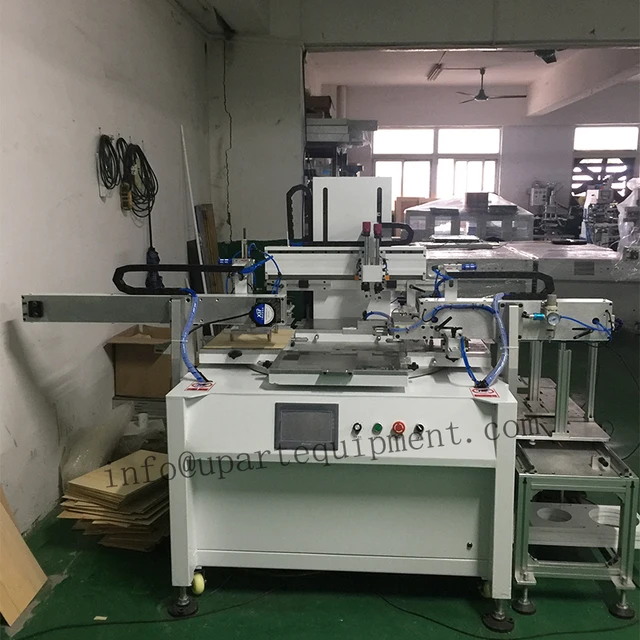 Automatic Carboard Screen Printing Machine Name Plate Print Machinery