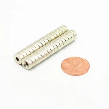 

50 /240 PC 8 x 3 mm Hole 3mm N42 Small Super Strong Neodymium Ring Magnets Rare Earth Permanent Magnet 8*3-3