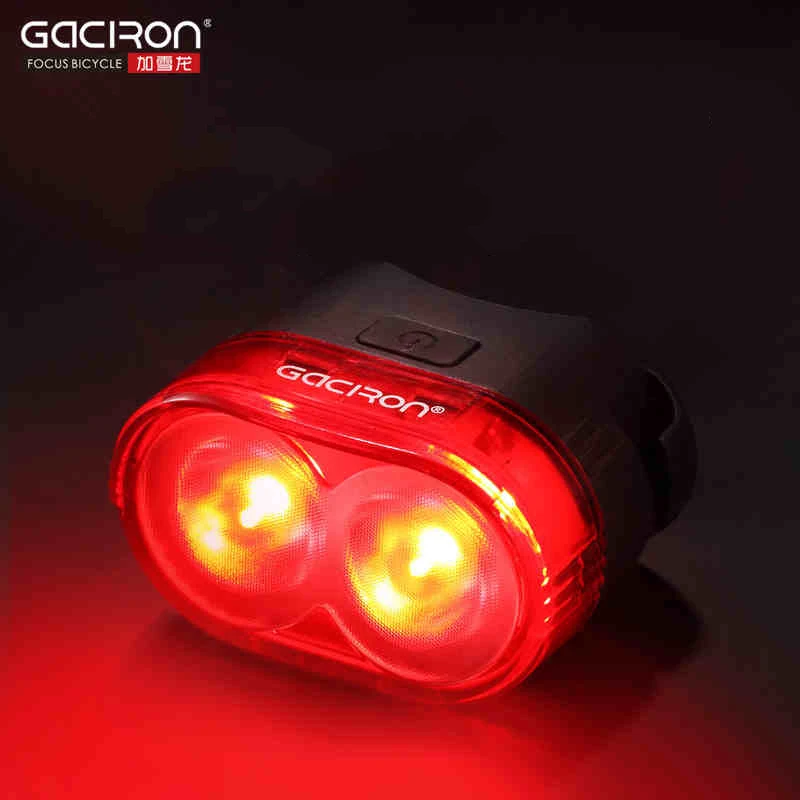 GACIRON умный велосипедный задний фонарь USB Перезаряжаемый аварийный