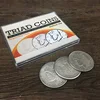 Триад монеты (Морган трюк) магические трюки производят Vanish Change Three Coin Magic Close Up иллюзии, трюк, реквизит alism Fun ► Фото 1/6