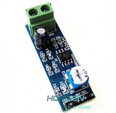 

LM386 Audio Amplifier Module 200 Times Input 10K Adjustable Resistance 5-12V