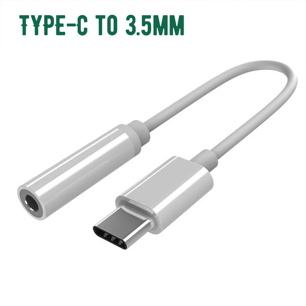 Type C To 3.5MM Earphone USB 3.1 Cable Adapter Type C Jack Audio