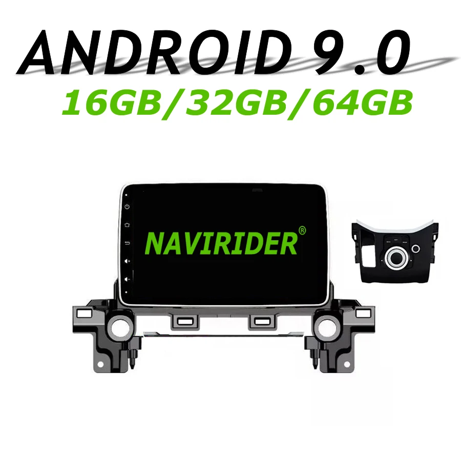 Cheap 8 Core 64GB rom Android 9.0 Navirider Car radio GPS Navigation for MAZDA CX-5 2017-2019 full touch screen bluetooth video Player 2