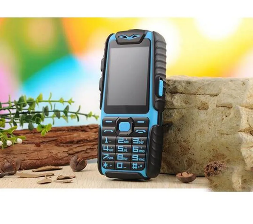 

Guophone A6 Mobile Phone 2.4" 9800mAH Big Battery Power Bank With Russian Keyboard and Flishlight 0.3MP Students Older CellPhone