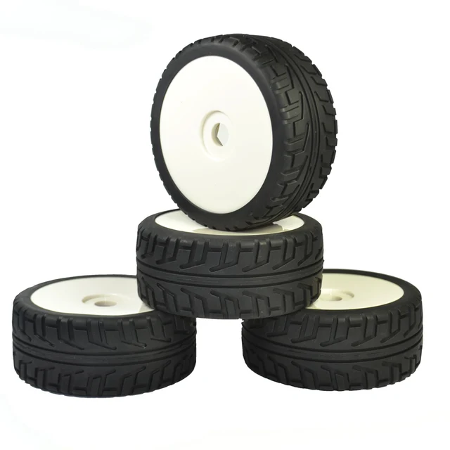 Best Price 4PCS RC 1:8 On Road Car Buggy Rubber Tyre Tires & Plastic white Wheel Rims Street Tyres HUB HEX 17 mm Have foam inserts Best Price 4PCS RC 1:8 On Road Car Buggy Rubber Tyre Tires & Plastic white Wheel Rims Street Tyres HUB HEX 17 mm Have foam inserts