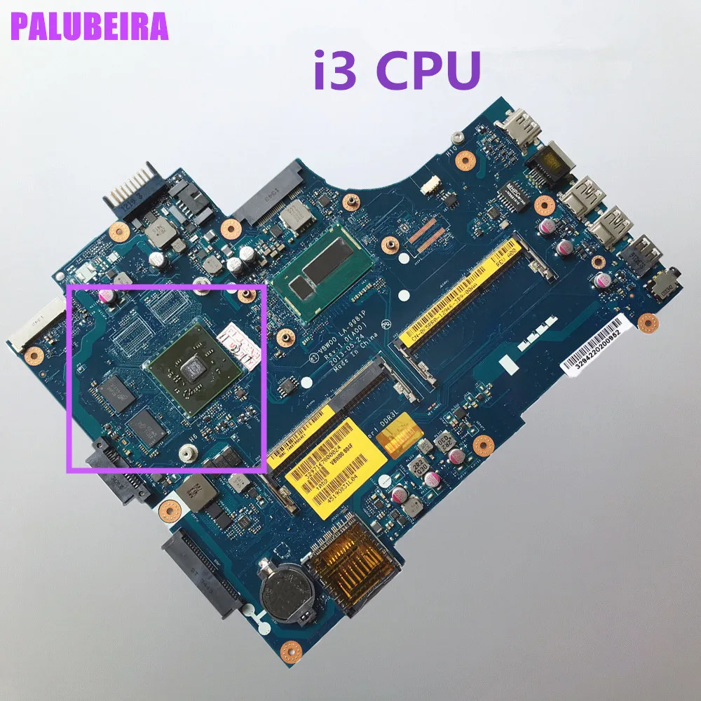 

PALUBEIRA LA-9981P motherboard For Dell Inspiron 15R 3537 5537 Laptop motherboard I3 CPU PM original Test mainboard Tested Work