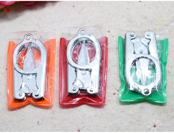 

Stainless Steel Portable Folding Scissors for Travelling Small Cutter Crafts Pocket Scissors Free Shipping wen6116