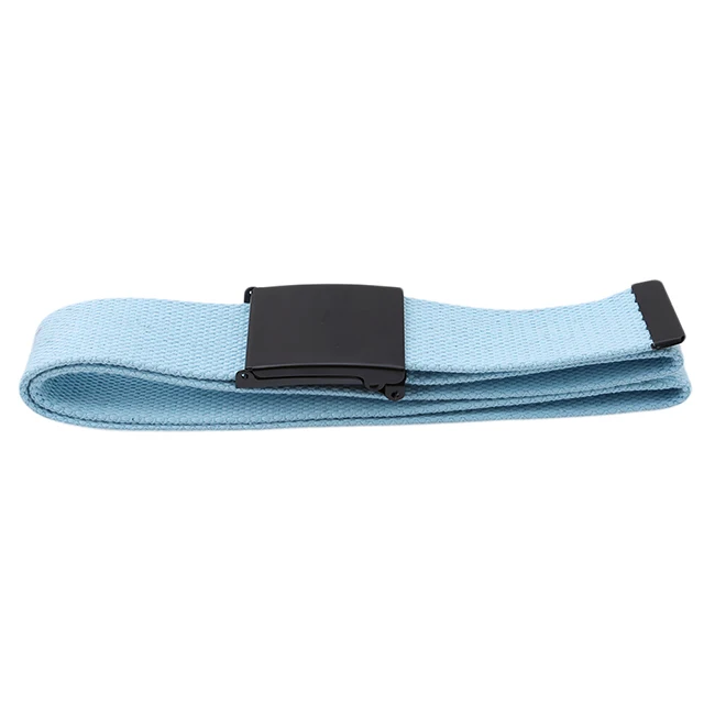 light blue Высокое качество Мужские повседневные ремни с пряжкой Новая мода унисекс армейский Тактический поясной ремень мужской ремень тканевый пояс - Цвет: light blue