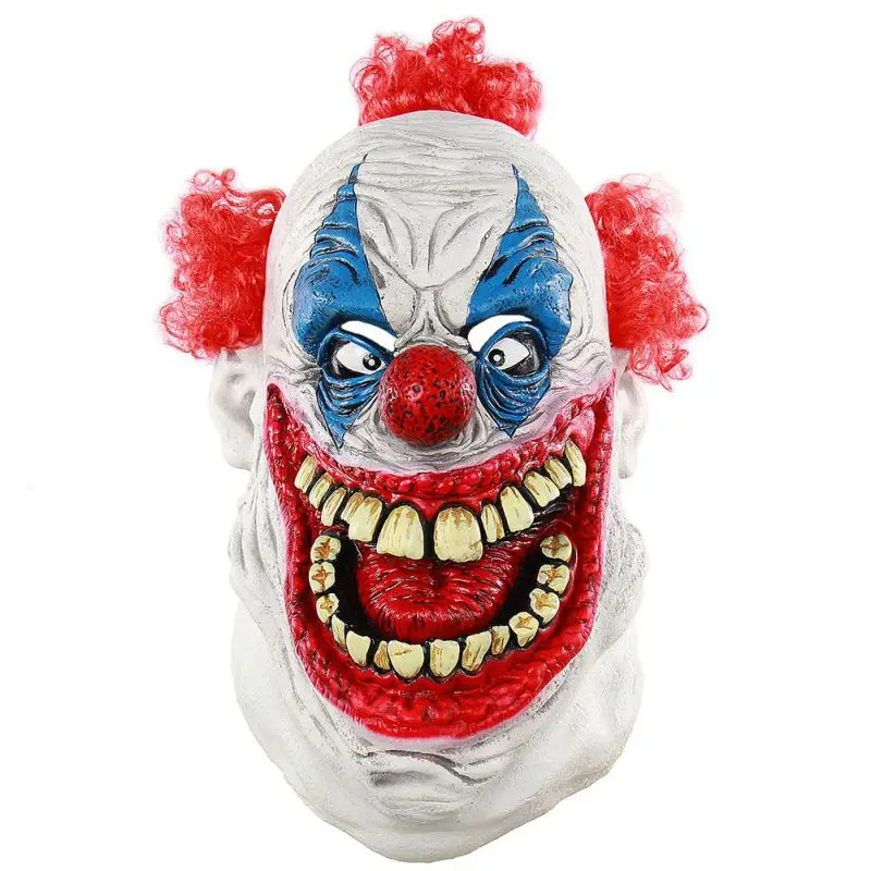 Вечерние маски клоуна в виде тыквы для Хэллоуина и Хэллоуина в стиле ужасов, специальные товары для праздников и вечеринок