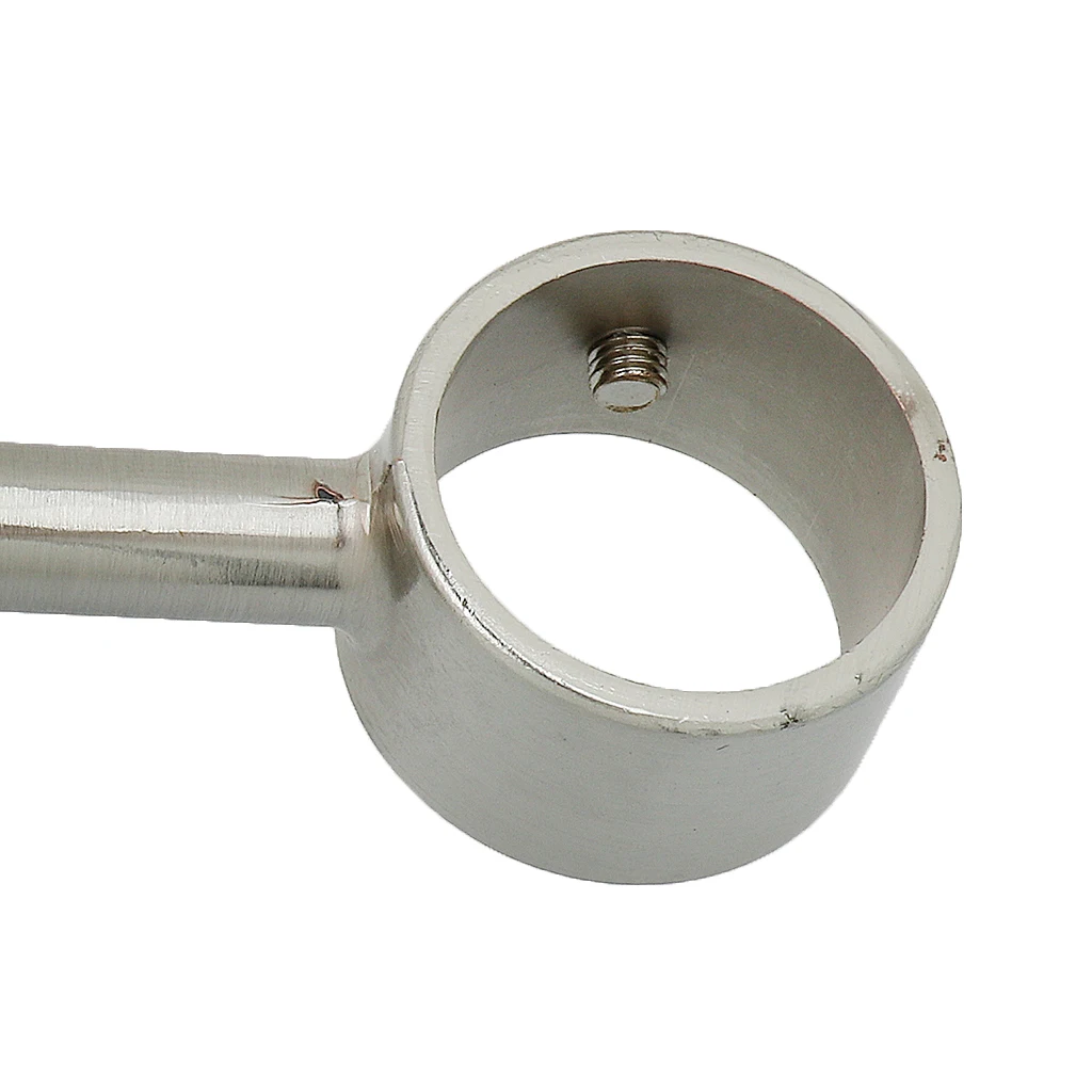 2Pcs Aluminium Alloy 28mm Diameter Top Mounted Clothes Rob Lever Wardrobe Rail Supports Bracket