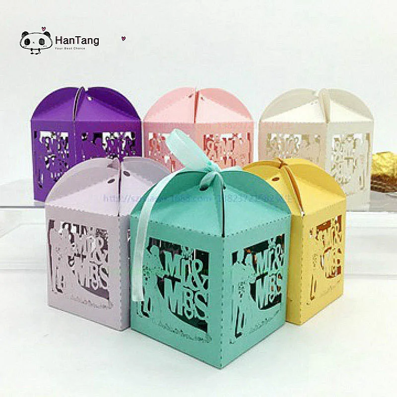 10Pcs/lot European style Marriage Sugar Box/Wedding Candy Box