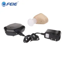 S-219 Rechargeable ear hearing aid mini device sordos ear amplifier hearing aids in the ear for elderly apparecchio acustico