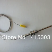 8*170 мм K Тип регулятор температуры с термопарным минерально-изолированный, украшенные узором компенсационный кабель M16* 1,5 подвижный нить