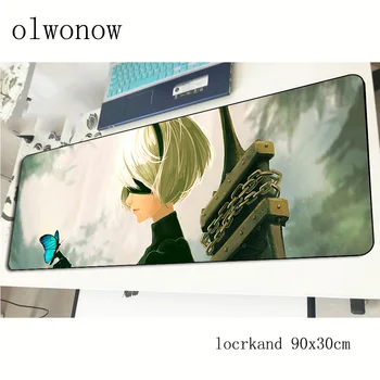 

nier automata mouse pad 900x300x3mm cheapest mousepads best gaming mousepad gamer HD print personalized mouse pads keyboard pad