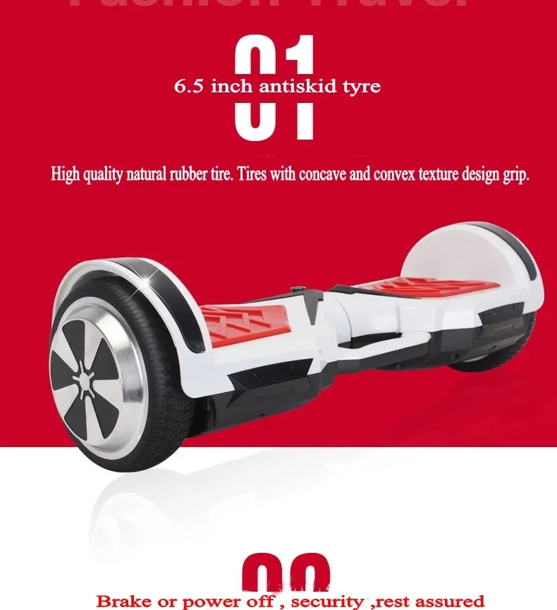 Hoverboards 6.5 Led Lights Electric Skateboard Hoverboards 6.5 Led Lights Electric Skateboard Hoverboard Self Balancing Scooter Hoover Board with Bluetooth electric scooter (35)