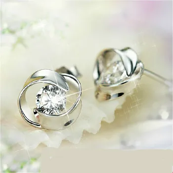 

New Product Launch Fashion Design Jewelry Earrings Crystal Rotary Bolts Earrings 2020 New Earrings For Women Gifts
