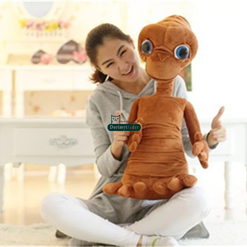 Dorimytrader  27'' 68cm Lovely Stuffed Soft Plush Cute Giant ET Alien Toy, Free Shipping DY60807 (9)