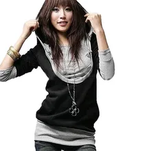 ZANZEA 2019 Fashion Korean Style Women Hoodies Sweatshirt Casual Long Sleeve Hooded Tops Tracksuit Plus Size