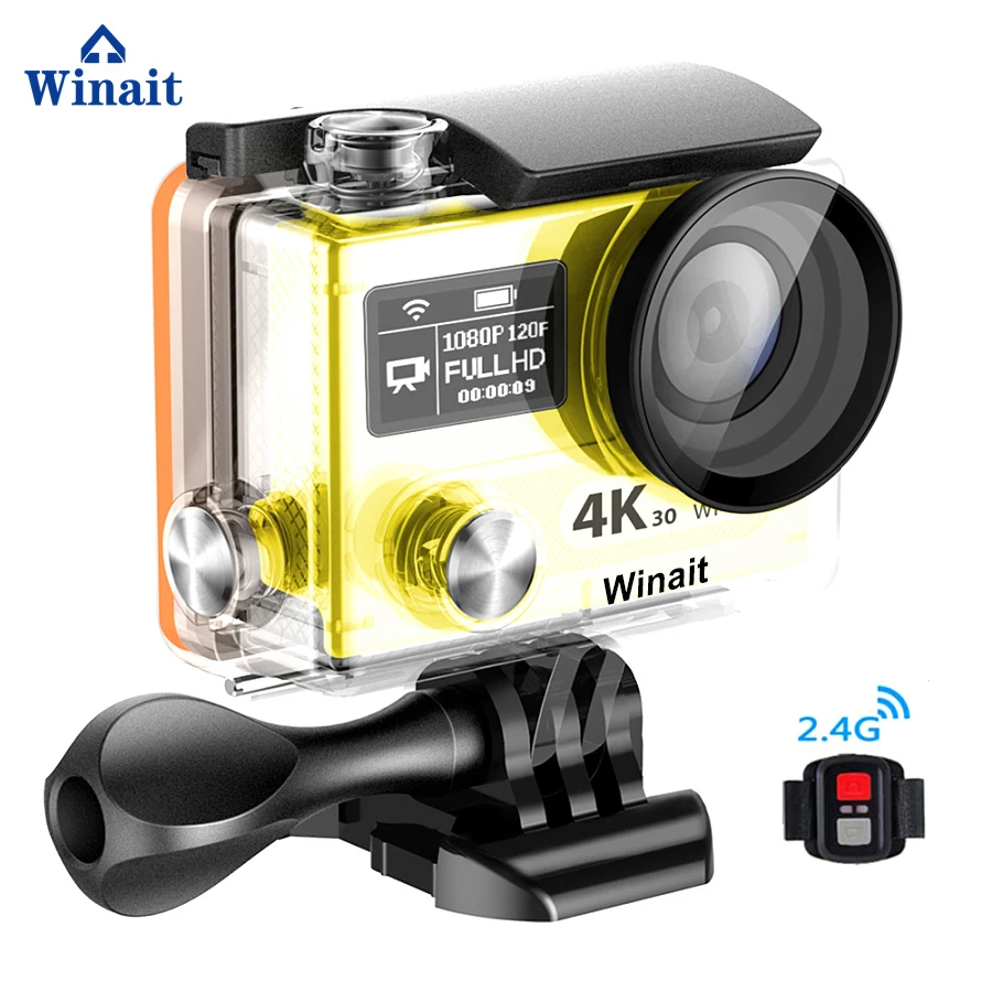 Winait обновленная версия экшн-камеры 4k H8pro HD 720P 200fps Mini Sports DV c Wi-Fi Cam 30 метров для подводного плавания дайвинга
