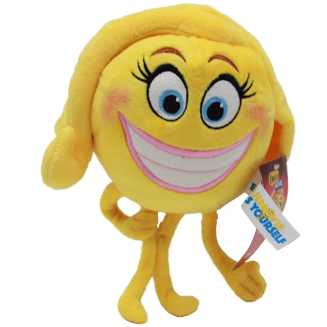 The Emoji Movie Stuffed Plush Toys Funny Cartoon Stuffed Dolls Express
