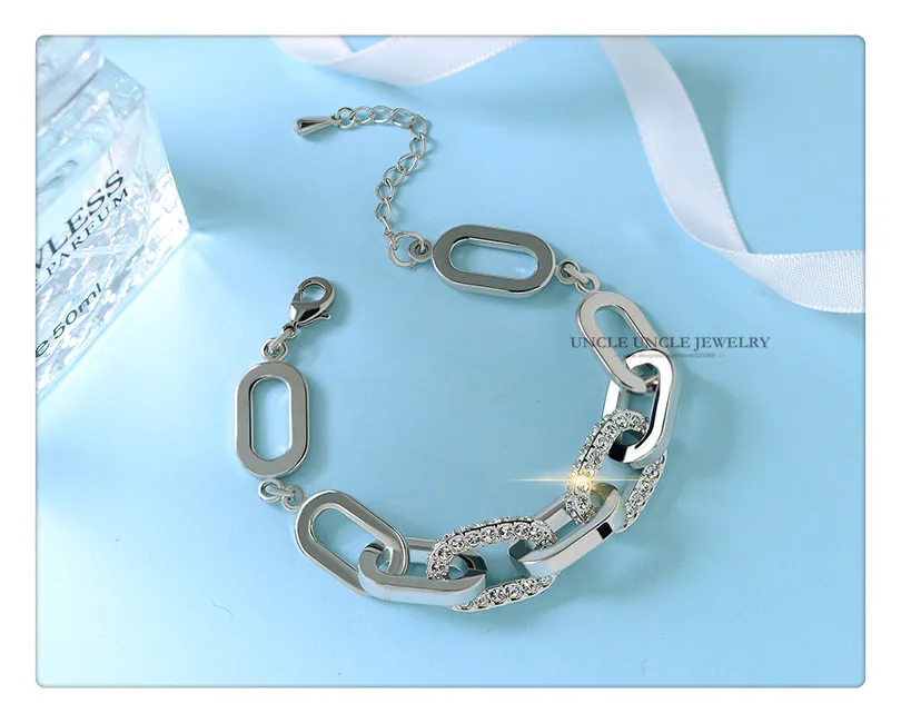 Женский браслет с геометрическими элементами розовое золото|ladies bracelets|bracelet