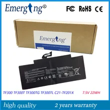 7,5 V 22WH Оригинальный планшет Батарея для ASUS TF300 TF300T TF300TG TF300TL C21-TF201X