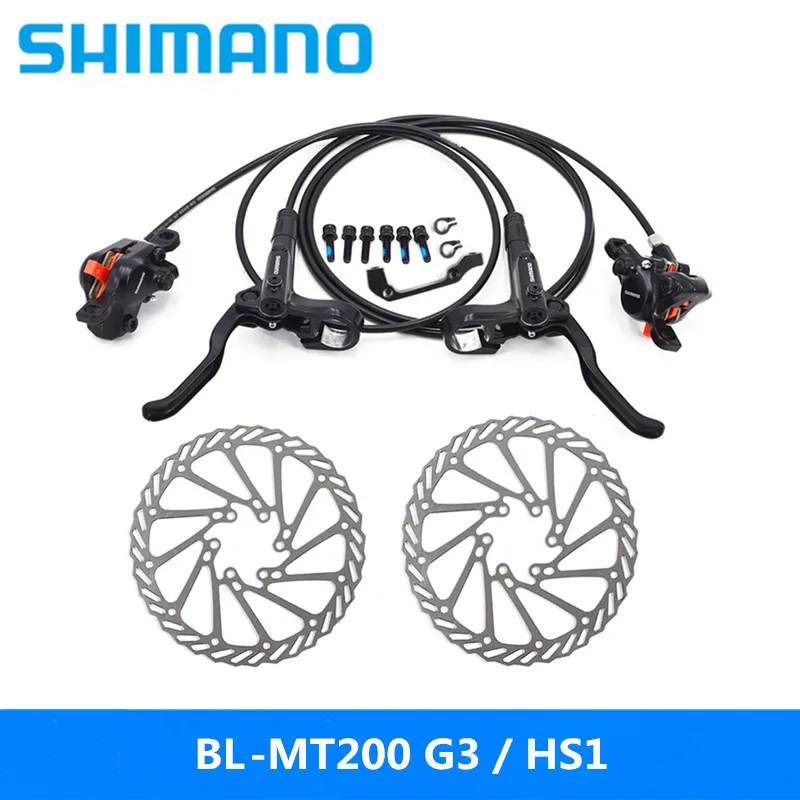 

SHIMANO BL-MT200 Brake bicycle bike mtb Hydraulic Disc Brake Set clamp mountain bike Brake Update for M315 w/n G3 / HS1 rotor