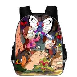 Gravity Falls печать мультфильм школьные рюкзаки для девочек Детский рюкзак для детей школьный рюкзак для подростков школьные рюкзаки